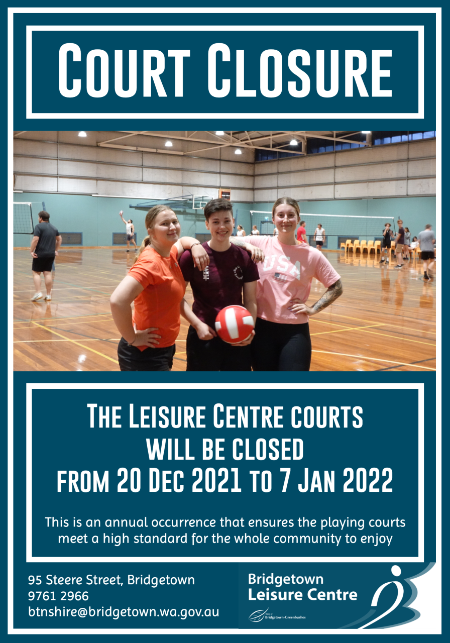 Court Closure Poster