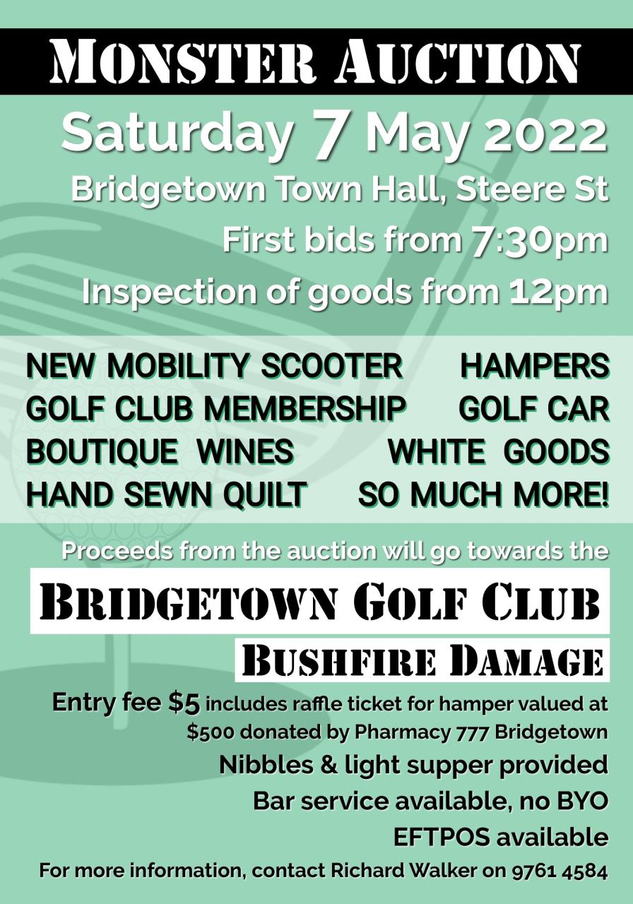 Monster Auction promotional poster