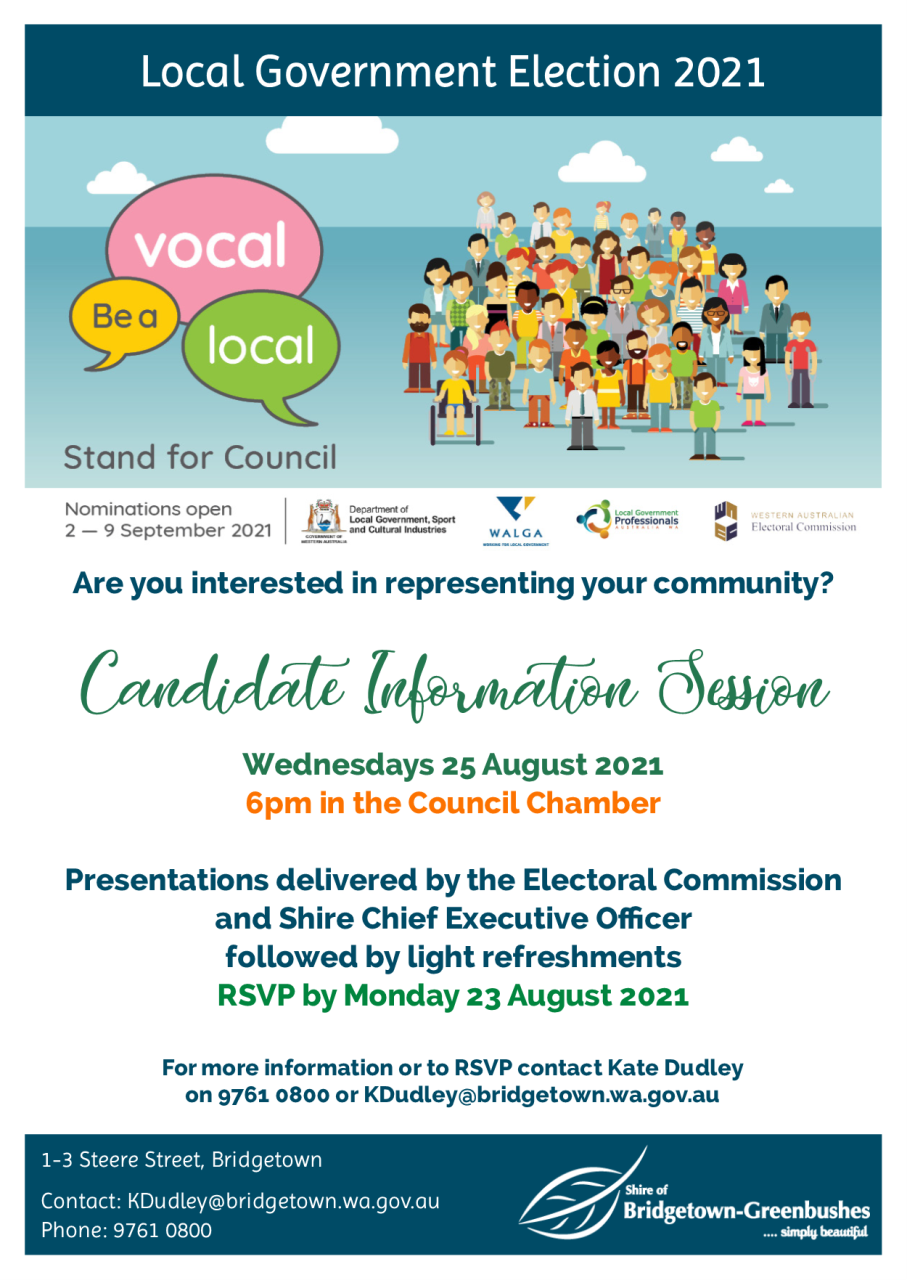Poster: Candidate Information Session