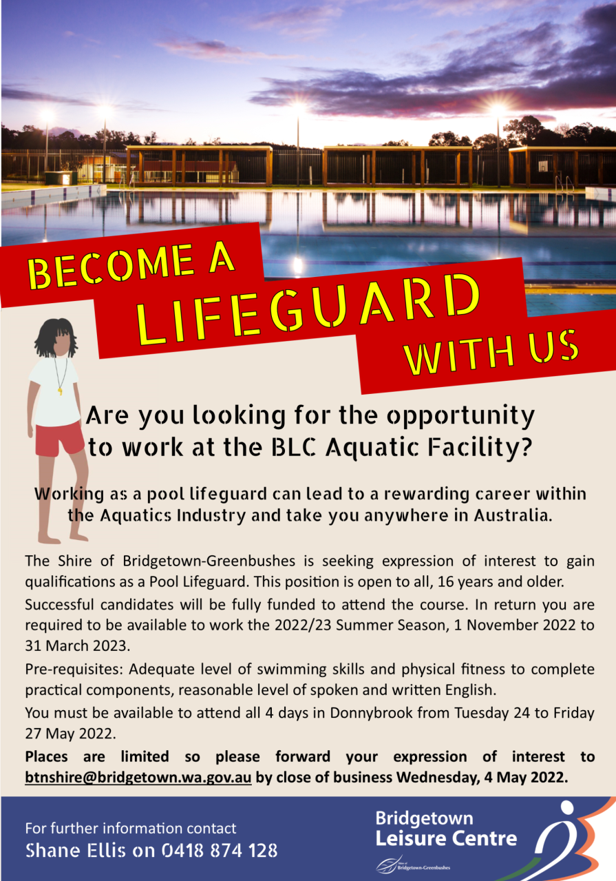 Become a Lifeguard with us