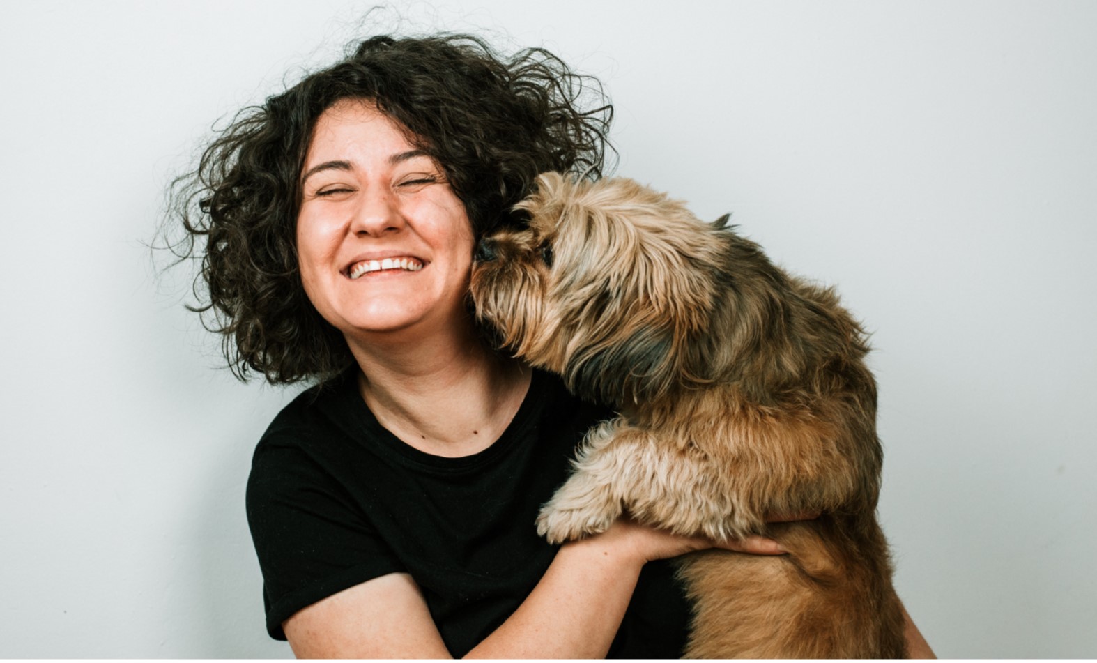 Woman and her dog