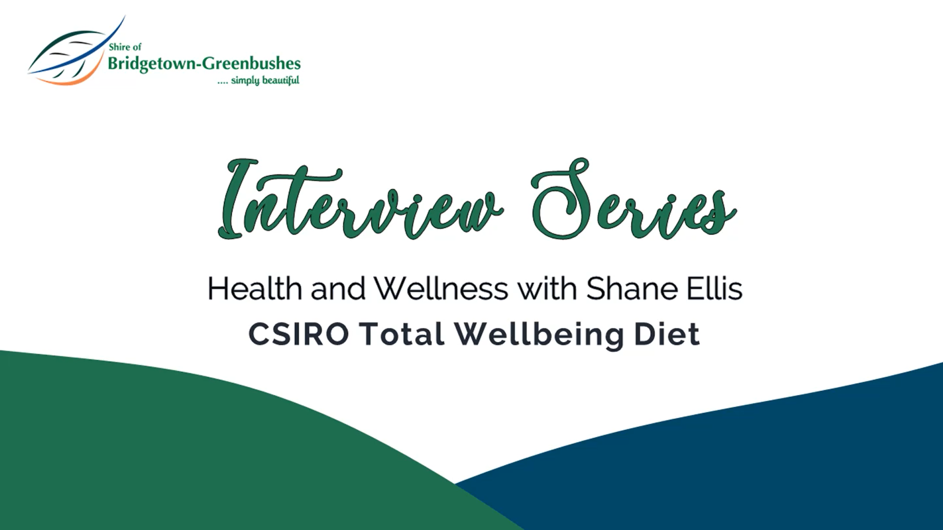 Interview Series: Shane Ellis CSIRO Diet