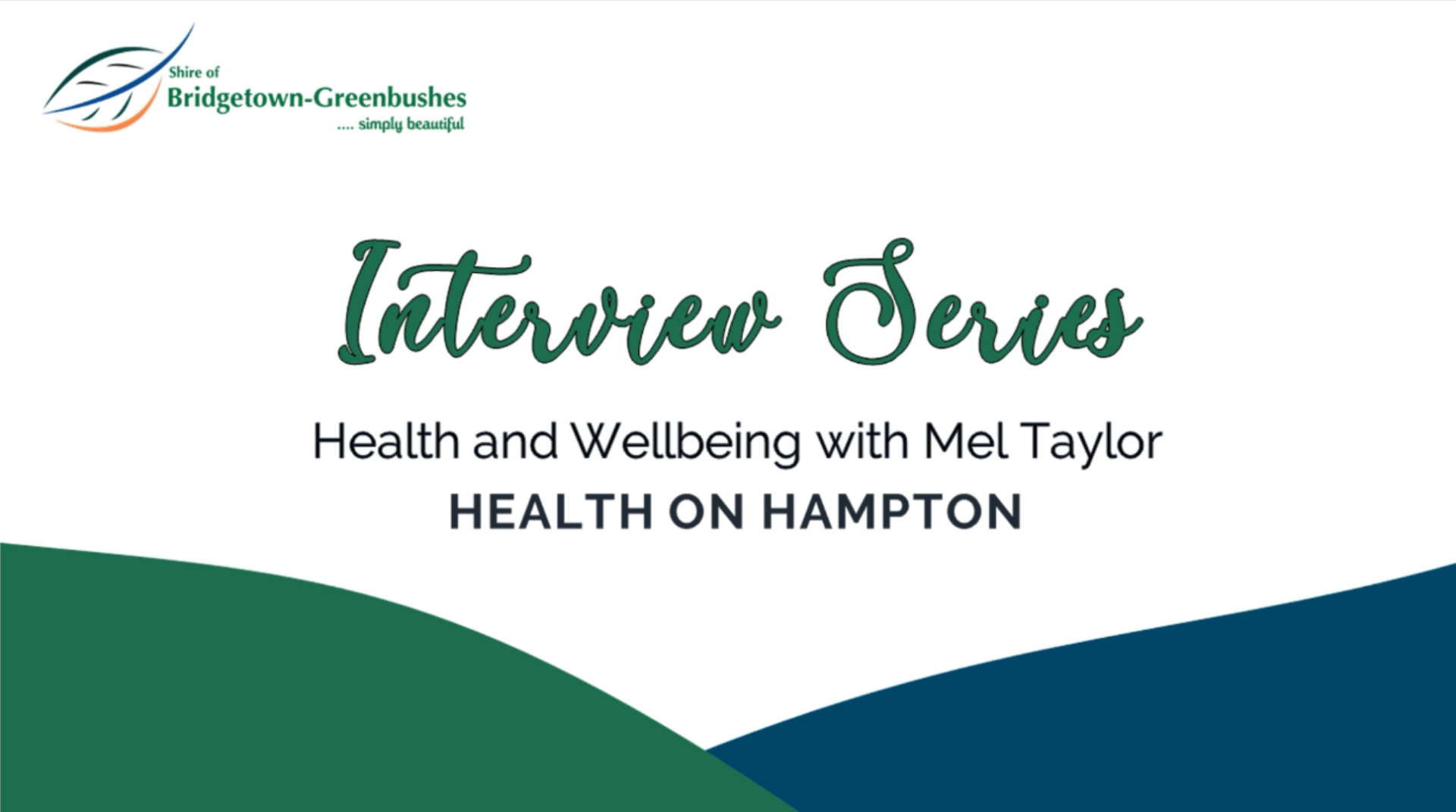 Interview Series - Health and Wellbeing with Mel Taylor