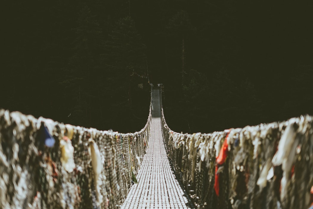 Hanging Bridge in Nepal
