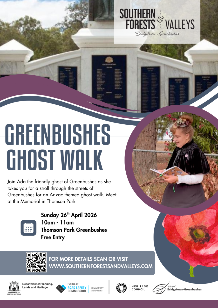 Southern Forests and Valleys Heritage Festival - Greenbushes Ghost Walk