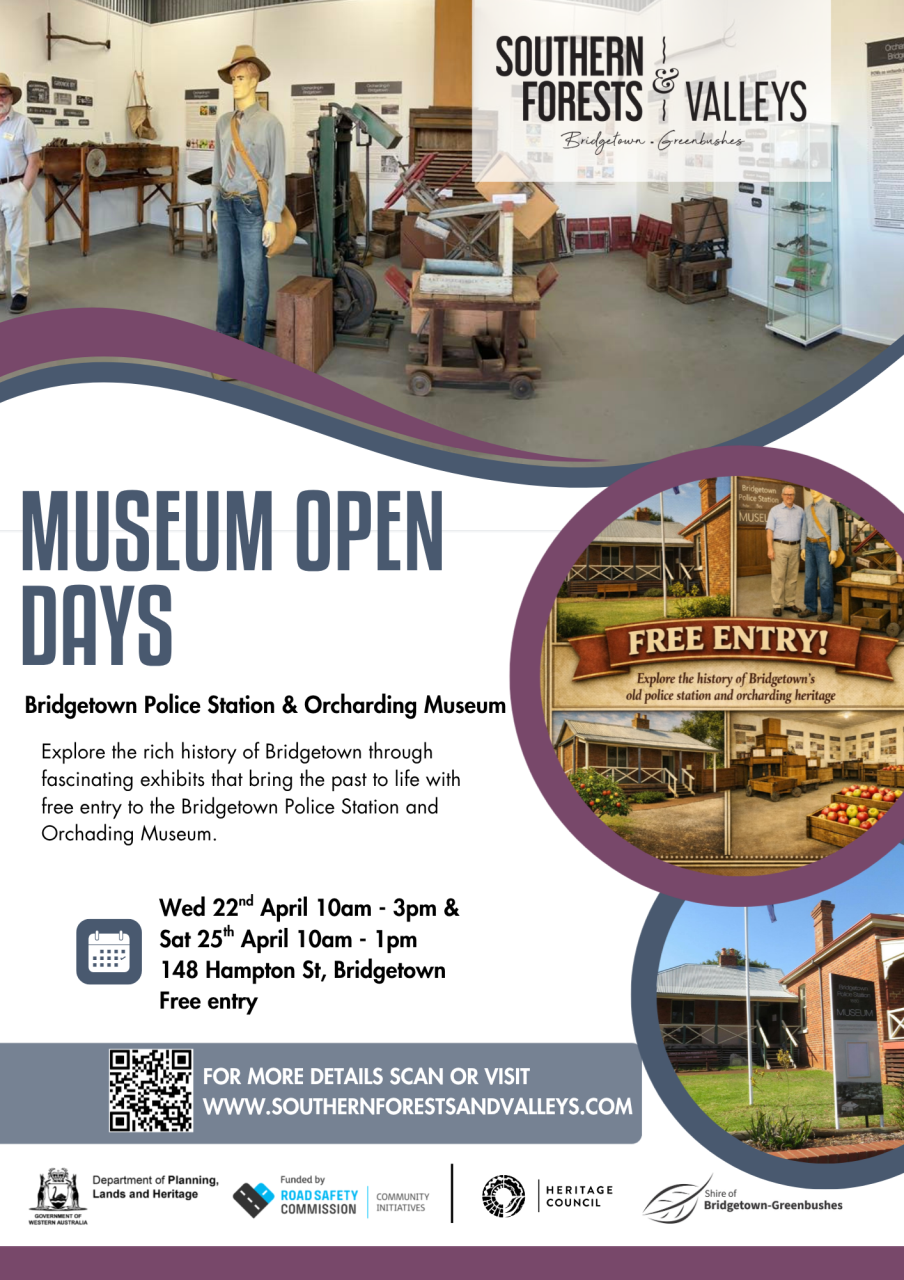 Southern Forests and Valleys Heritage Festival - Museum Open Day