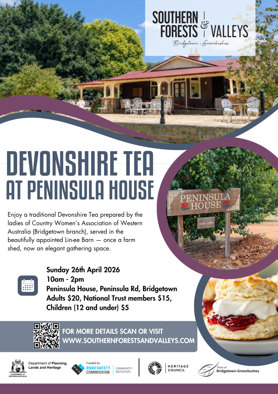 Southern Forests and Valleys Heritage Festival - Devonshire Tea at