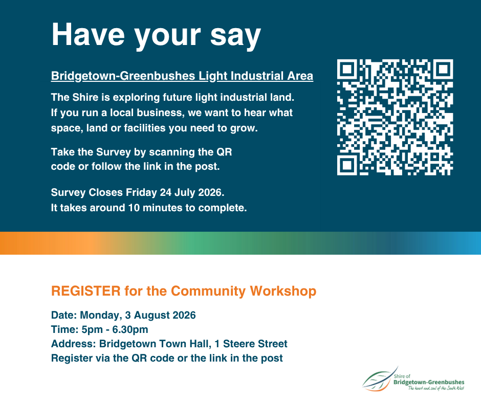 Light Industrial Area Survey Community Workshop 3 August 2026