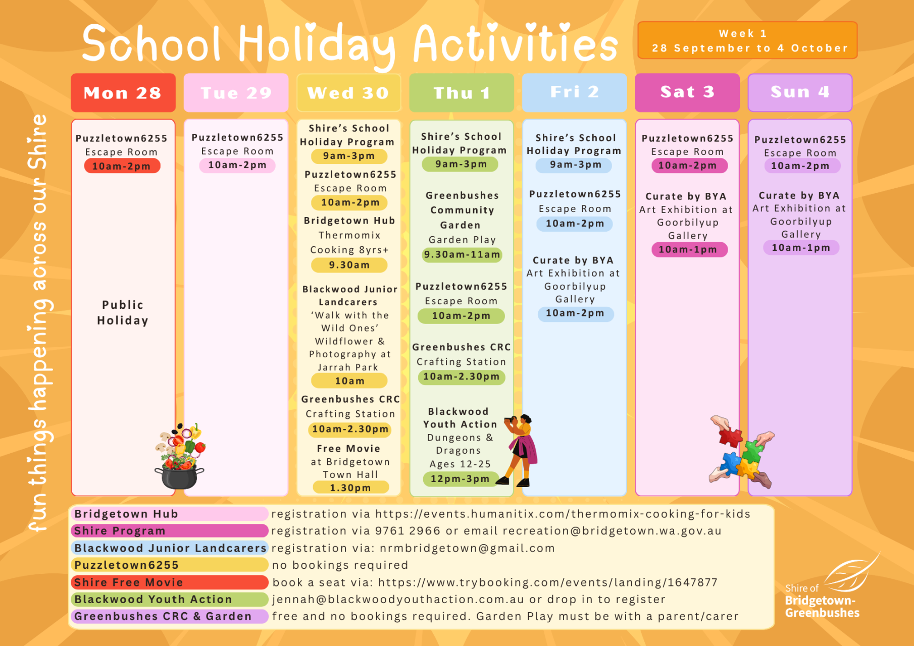 SCHOOL HOLIDAY FUN IS HERE!