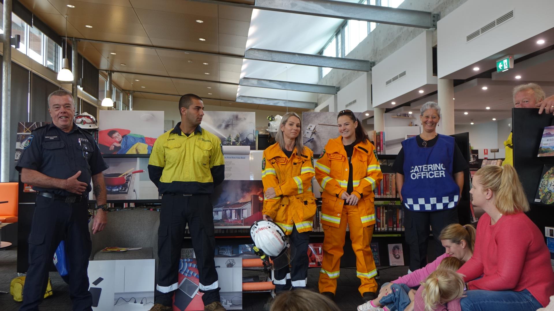 Fire Safety Rhyme Time at the Library