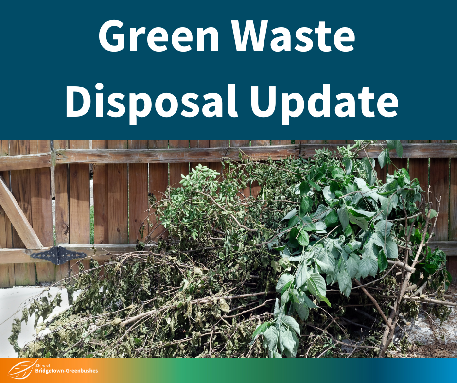Introduction of green waste disposal fee