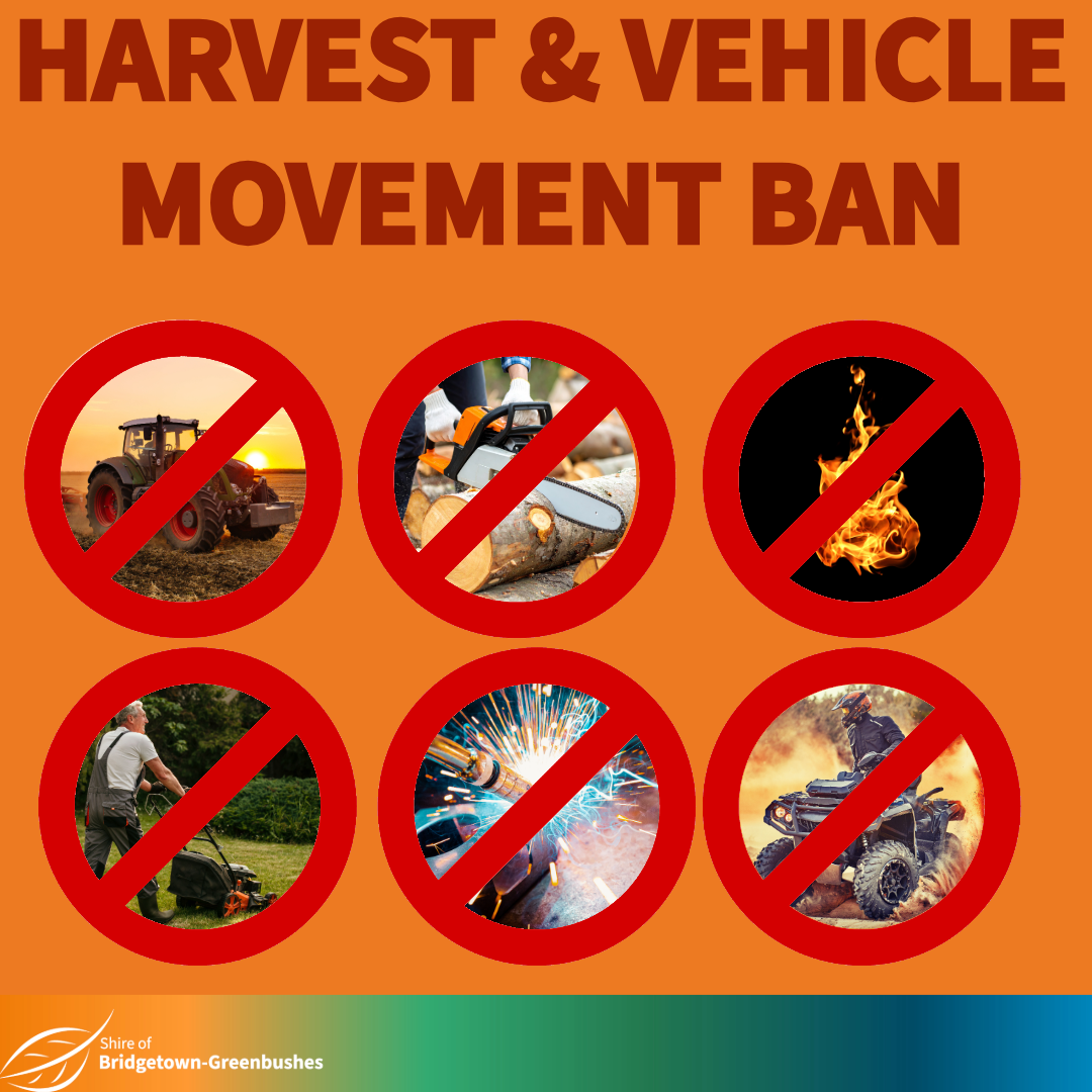 HARVEST & VEHICLE MOVEMENT BAN DECLARED 19th FEBRUARY 2026