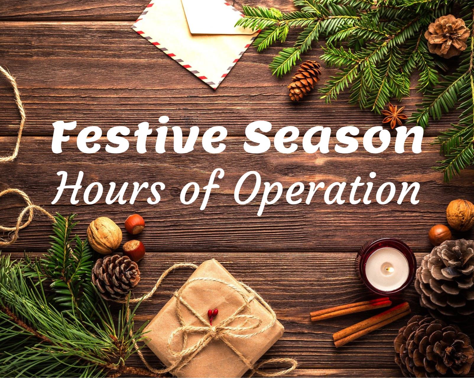 Shire Services Christmas Closures