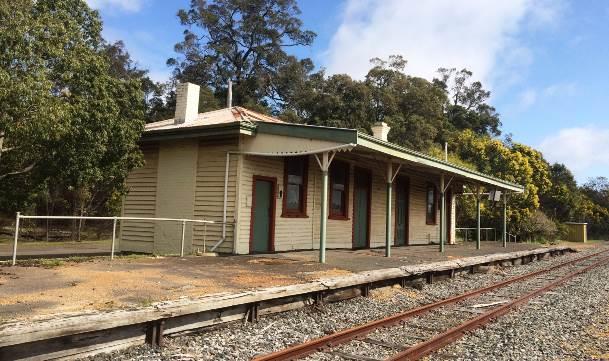 Greenbushes Railway Station on the Move
