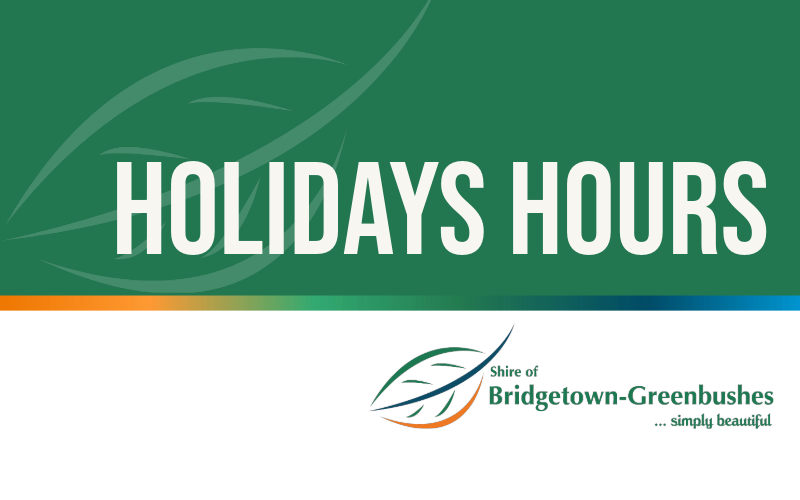 Holiday Hours for 23/24