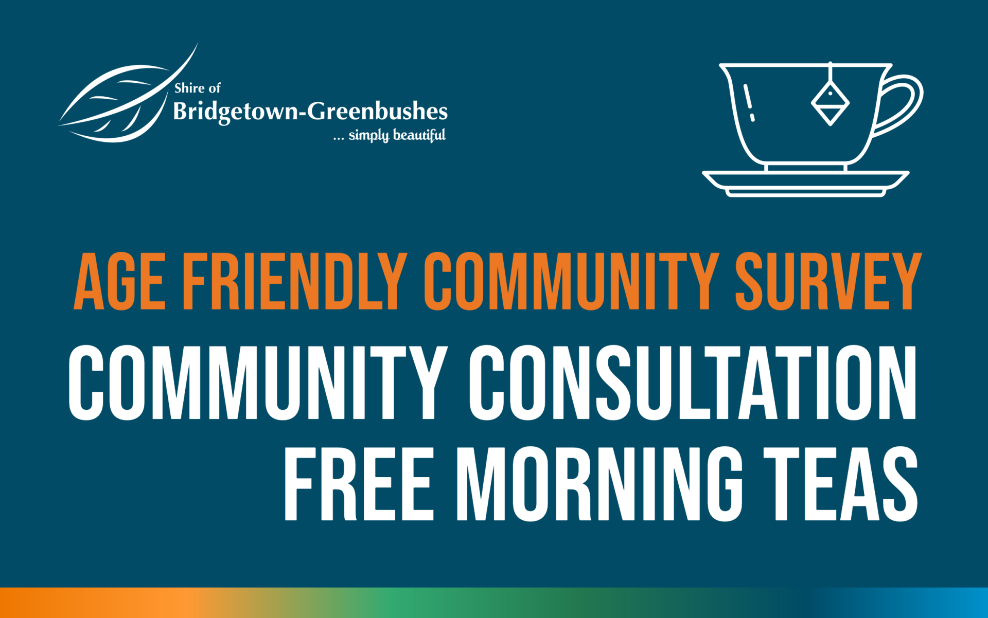 Join Us For MorningTea and Share Your Thoughts